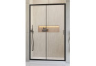Drzwi prysznicowe 110cm, Radaway Alienta Black DWJ, szkło przezroczyste, profil czarny
