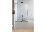 Parawan nawannowy Radaway Furo SL PND II 100, przesuwny, lewy - szkło przejrzyste, profil GunMetal