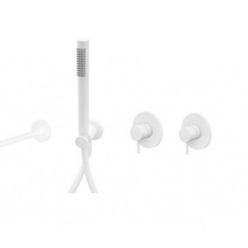 Bateria Bidette Paffoni Light - biały mat