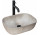 Umywalka nablatowa Rea Livia Beige Mat 46,5x33,5 cm - imitacja kamienia
