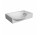 Umywalka meblowa Defra Tummy 40, prostokątna 40x29 cm, z otworem na baterie, z przelewem - biała