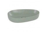 Umywalka meblowa Villeroy & Boch Antao owalna 65x40 cm, , bez przelewu, z powłoką CeramicPlus - zielona (Morning Green)