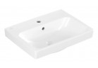 Umywalka wisząca Villeroy & Boch Architectura 55x42 cm, z przelewem, z otworem na baterię - biała