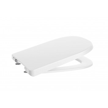 Miska WC Roca Optica 35,5x53 cm Rimless Vortex, wisząca, bezkołnierzowa - biała