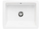 Zlewozmywak ceramiczny Deante Sabor, 595x475mm, stawiany, biały