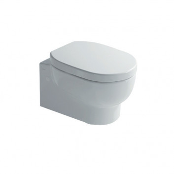 Umywalka podblatowa Galassia M2 biała, 71 x 37 x 19 cm, bez otworu na baterię, z przelewem