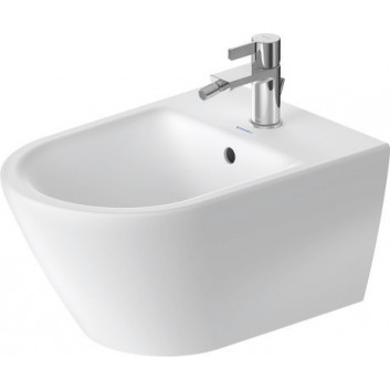 Miska toaletowa wisząca Duravit D-Neo Rimless, 54x37cm, bez rantu spłukującego, mocowanie Durafix, 4,5 l, UWL klasa 1, biała