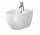 Bidet zawieszany Cersanit Zen 50x35,5cm, z ukrytym montażem, z wybitym otworem na baterie - biały