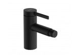 Bateria bidetowa Hansgrohe Zesis S jednouchwytowa z kompletem odpływowym z cięgłem - czarny mat