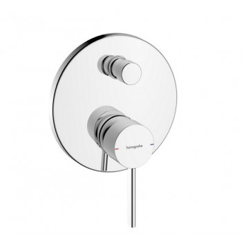 Bateria bidetowa Hansgrohe Zesis S jednouchwytowa z kompletem odpływowym z cięgłem - chrom