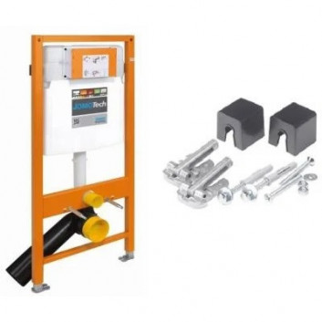 Stelaż samodzielny WC 50x820 cm JomoTech SLS WERIT ze spłuczką i spłukiwaniem dwudzielnym