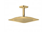 Głowica prysznicowa Axor Citterio C 270/270 1jet EcoSmart z przyłączem sufitowym - złoty optyczny polerowany