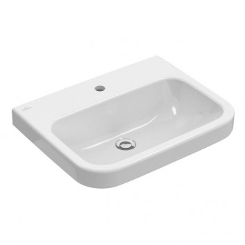 Zestaw combi-pack Villeroy & Boch Architectura miska 53x37 cm bez kołnierza z deską wolnoopadającą - biały