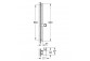 Drążek prysznicowy Grohe Rainshower Aqua 600 mm - phantom black