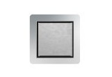 Odpływ punktowy Wiper WP Invisible (zestaw) 12x12 cm, syfon Curling (pionowy) - szlif