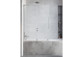 Parawan nawannowy Radaway Furo Gold PND II, prawy, szkło przejrzyste, 100x150cm, przesuwny, złoty profil
