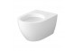 Miska WC wisząca Cersanit Zen 35,5x52,5 cm, bez kołnierza, spłukiwanie wirowe z deską wolnoopadającą - biały połysk
