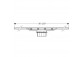 Odpływ liniowy Geberit CleanLine, L 130cm - czarny
