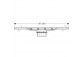 Odpływ liniowy Geberit CleanLine, L 130cm - czarny