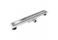 Odpływ liniowy podłogowy Balneo Duplex Black 80 cm, dwustronny, niski 52 mm - czarny