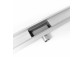Odpływ liniowy podłogowy Balneo Duplex Black 80 cm, dwustronny, niski 52 mm - czarny