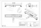Odpływ liniowy podłogowy Balneo Duplex Black 80 cm, dwustronny, niski 52 mm - czarny