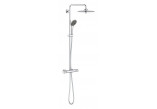 System prysznicowy Grohe Euphoria System 260 z termostatem do montażu ściennego, z deszczownicą okrągłą 26 cm - phantom black