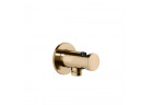Przyłącze kątowe Gessi Anello, z uchwytem - Warm Bronze PVD