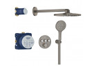Zestaw prysznicowy podtynkowy Grohe Grohterm SmartControl Rainshower 310 SmartActive - brushed hard graphite
