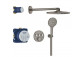 Zestaw prysznicowy podtynkowy Grohe Grohterm SmartControl Rainshower 310 SmartActive - brushed warm sunset