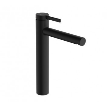Bateria umywalkowa wysoka Hansgrohe Zesis S jednouchwytowa 230 CoolStart z kompletem odpływowym z cięgłem - chrom