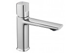 Bateria umywalkowa Laveo Tores wysoka (266 mm), jednouchwytowa, z korkiem - chrom
