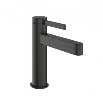 Bateria umywalkowa Hansgrohe Finoris, stojąca, jednouchwytowa, wysokość 182mm, komplet odpływowy, czarny mat