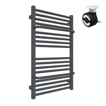 Grzejnik elektryczny Terma Warp S 111x50 cm z grzałką MOA Bluetoth - kolor RAL i kolory specjalne