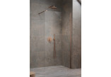 Ścianka Walk-In Radaway Modo New Brushed Copper II 110, 108.5-109.5x200cm, miedź szczotkowana, szkło przejrzyste
