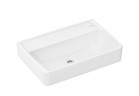 Umywalka Hansgrohe Xuniva Q Umywalka wisząca Compact 55x37 bez otworu na baterię, bez przelewu, SmartClean- biały