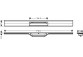 Element zewnętrzny Hansgrohe RainDrain Flex odpływu liniowego 900 z możliwością przycięcia, montaż przyścienny - złoty optyczny polerowany