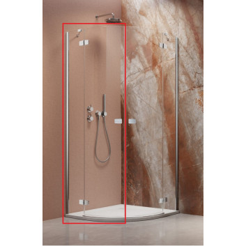 Kabina półokrągła Radaway Fuenta New PDD,  80cm część lewa - sanitbuy.pl