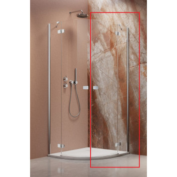 Kabina półokrągła Radaway Fuenta New PDD,  90cm część prawa - sanitbuy.pl