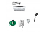 Zestaw natryskowy Hansgrohe Vernis Shape 230, podtynkowy, 2 wyjścia wody, chrom