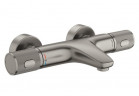 Termostatyczna bateria wannowa Grohe Grohtherm 1000 Performance, natynkowa - stal szczotkowana