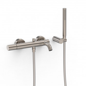 Bateria wannowa Tres Study Exclusive z zestawem punktowym, stal- sanitbuy.pl