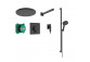 System prysznicowy Hansgrohe Crometta S 240 1jet, podtynkowy, bateria jednouchwytowa, deszczownica 24cm, słuchawka 2-funkcyjna, chrom