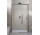 Drzwi wnękowe Radaway Idea 8 DWJ Brushed GunMetal 140 cm, lewe - szkło przejrzyste, profil gunmetal szczotkowany