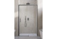 Drzwi wnękowe Radaway Idea 8 DWJ Brushed GunMetal 140 cm, lewe - szkło przejrzyste, profil gunmetal szczotkowany