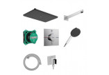 System prysznicowy Hansgrohe Raindance Alive Q 210/340 1jet z baterią termostatyczną i iBox universal 2, podtynkowy - chrom