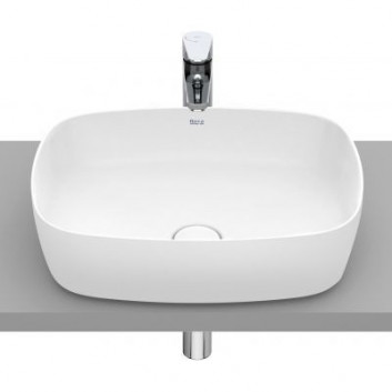 Umywalka blatowa 37cm Roca Inspira Round okrągła, z powłoką Superglaze biała