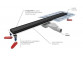 Zestaw Wiper New Premium, odpływ liniowy 110 cm, Ponente, z obrotowym syfonem snake 360, szlif