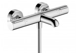 Bateria wannowa Ecostat Element, termostatyczna, ścienna, chrom