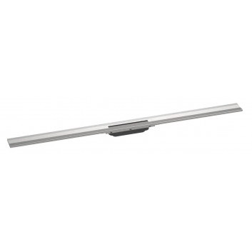 Element zewnętrzny odpływu Hansgrohe RainDrain Flex, 80cm, z możliwością przycięcia i do montażu w podłodze - chrom
